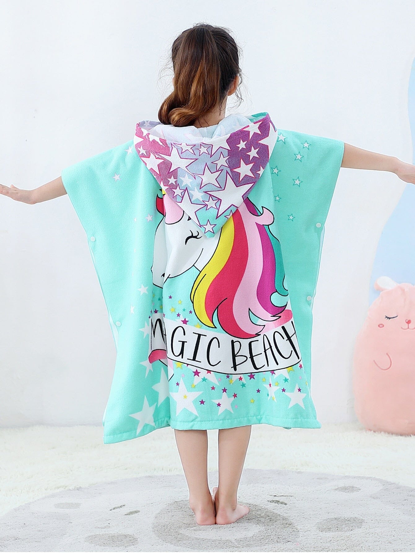 Roupão Infantil Diversão Pós Piscina